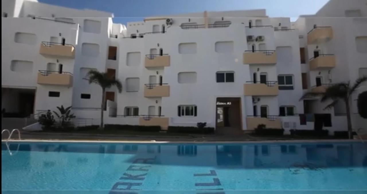 Appartement Avec Piscines, Vue Sur Mer Et Acces A La Plage A Achakar Hill, Tanger. Esterno foto