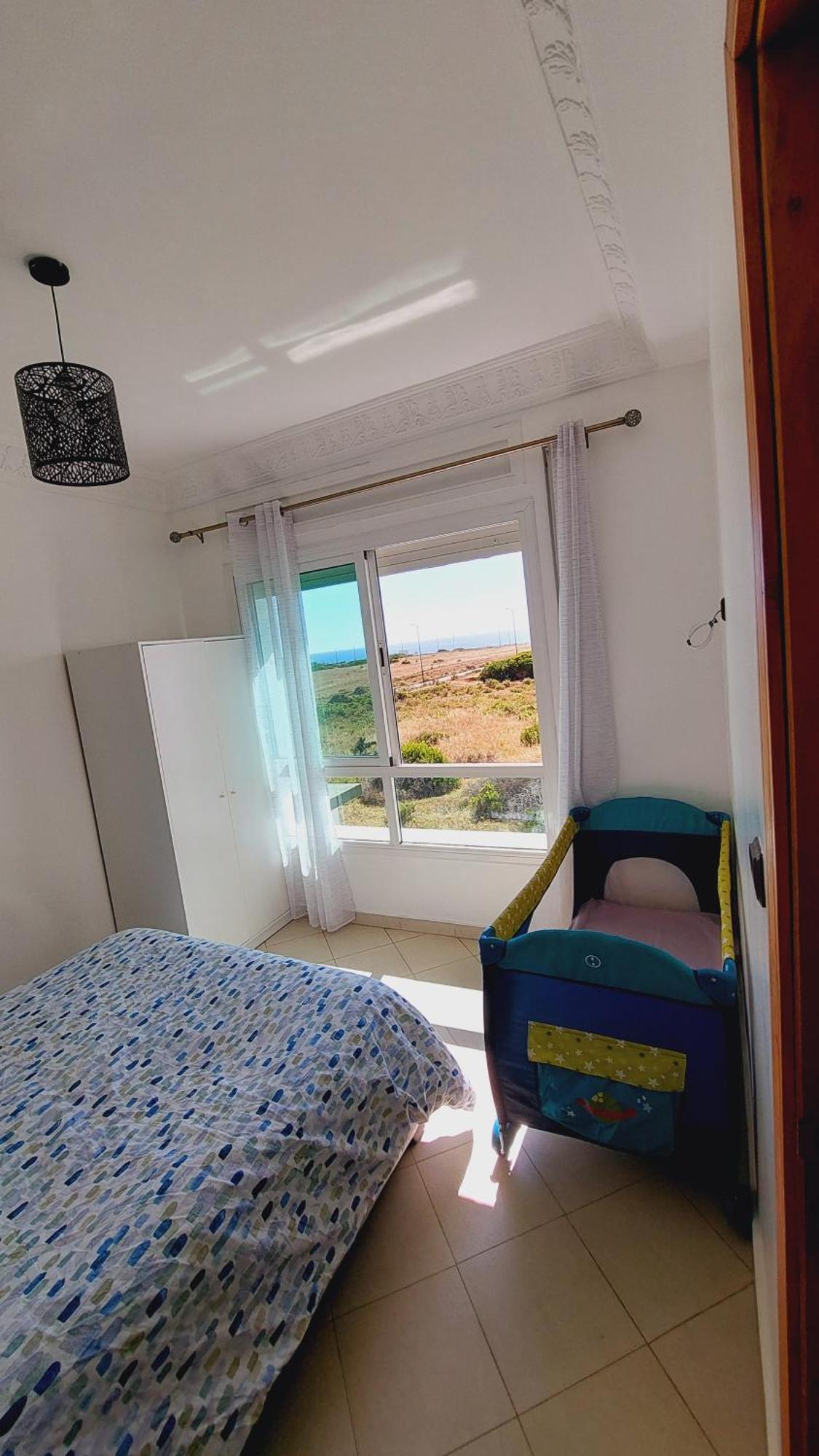 Appartement Avec Piscines, Vue Sur Mer Et Acces A La Plage A Achakar Hill, Tanger. Esterno foto